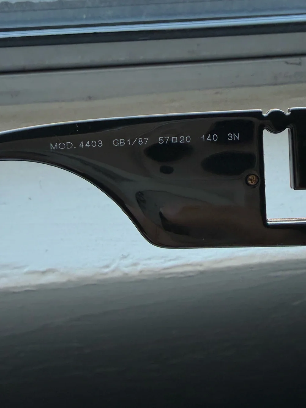 Versace Sunglasses with Black Case (VE4403 GB1/87 57-20)